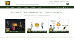 Desktop Screenshot of cimic-coe.org