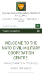 Mobile Screenshot of cimic-coe.org